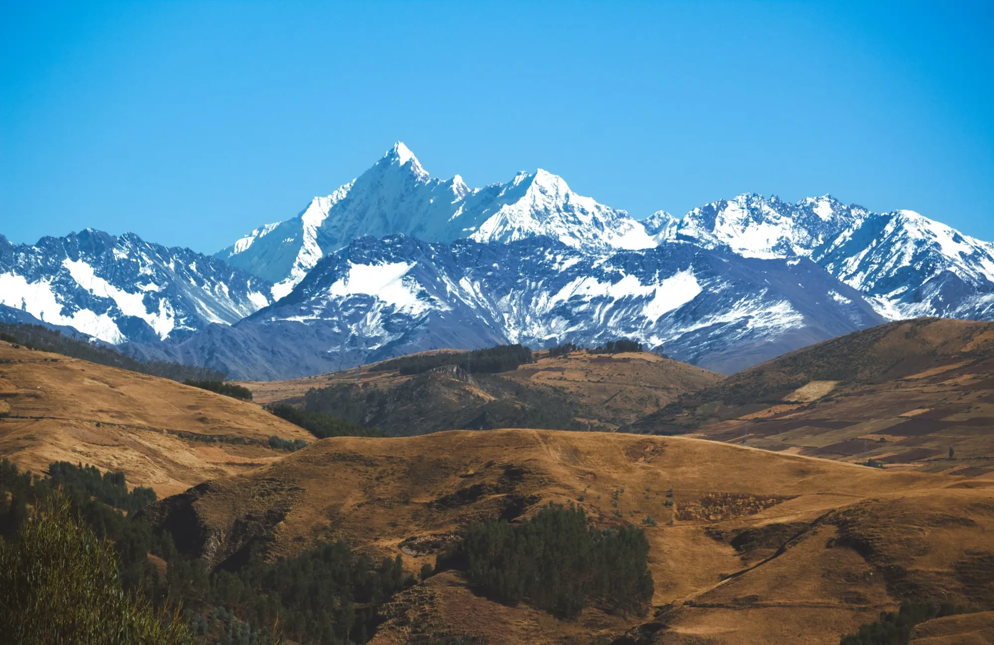 Los nevados de la cordillera