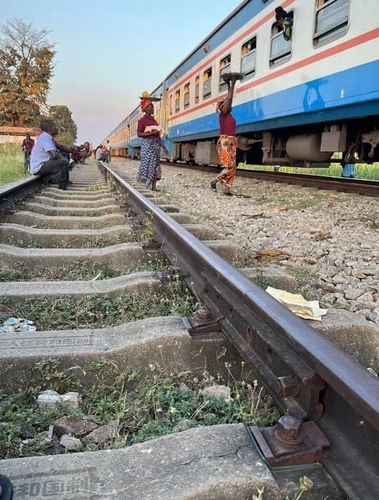 Vías del tren Tazara